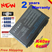 K40IN battery for Asus a32-f82 k40af k40id k40ab K40 K60 X8AC K50 laptop battery fast shpping 2024 - buy cheap