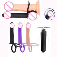 Double Penetration Vibrator Sex Toys For Man Penis Strapon Dildo Vibrator Strap On Penis Anal Plug Adult Erotic Toys for Learner 2024 - buy cheap