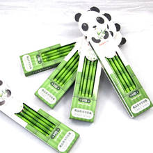 72pcs Kawaii Wood Pencil Panda Bamboo Pencils for School Office Supplies Cute Stationery Pencil with Erasers Novelty Kids Prizes 2024 - buy cheap