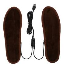 Men Women New USB Electric Powered Plush Fur Heating Insoles Winter Keep Warm Insole Heated insole Unisex 2024 - buy cheap