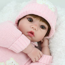 20 inch 50cm Silicone Reborn Baby Dolls  Lifelike Real alive vinyl toddler Dolls bebe reborn menina boneca child gift npk 2024 - buy cheap