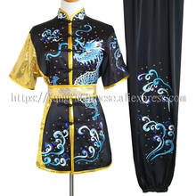 NEW Chinese wushu uniform Kungfu clothes Martial arts suit Routine outfit taolu garment for women girl men boy kids adults 2024 - buy cheap