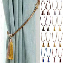 2PC Rope Window Curtain Tiebacks Tassel Binding Rope Tie Backs For Window Curtains Decorative Accessories Tie Backs 2024 - buy cheap
