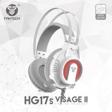 Fantech hg17 fone de ouvido com fio, fone de ouvido ajustável sobre a orelha, fones de ouvido para jogos, baixo, estéreo para pc, laptop, jogador 2024 - compre barato