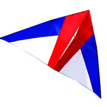 Esportes ao ar livre 2m vermelho branco azul power delta kite com ferramentas de voo 2024 - compre barato