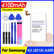 Eb-ba300abe para Samsung Galaxy A3 A300 Sm-a300f Sm-a300fu A3000 A3009 A00x 4100mah 2024 - compre barato