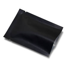 Matte Black  Open Top Mylar Packing Bag Bulk Food Vacuum Packaging Bag Aluminum Foil Pouches Heat Seal Candy Coffee Tea Bags 2024 - buy cheap