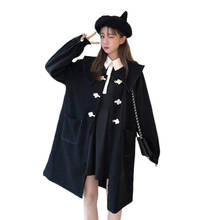 Women Autumn Trench Coat Korean Fashions College Harajuku Turn -down Collar Long Overcoat Loose Pocket Outerwear Windbreaker 2024 - buy cheap