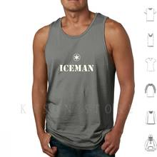 Wonderful Iceman-camisetas sin mangas de Color blanco, 100% algodón, paz, amor, música, Rock, bajo, tambores, Vintage Pop Sign Rocker 2024 - compra barato