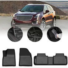 Tapetes do assoalho do carro tapete para cadillac xt5 2016 2017 2018 2019 2020 5-seat tpe borracha à prova dnon água antiderrapante totalmente cercado 2024 - compre barato