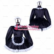Sissy maid satin dress lockable Uniform cosplay costume Tailor-made[G2336] 2024 - buy cheap