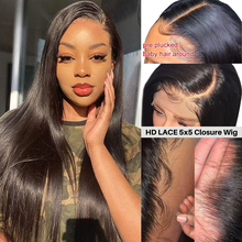 HD Lace Brazilian 4x4 Lace Closure Bob Wig 13X4 Lace Frontal Human Hair Wigs HD Lace Front Human Hair Wigs Baby Hair For Women 2024 - buy cheap