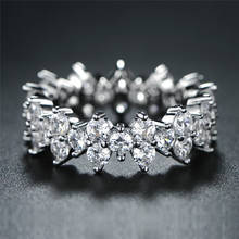 Модное кольцо BAOSHINA из циркония и меди для женщин, свадебные украшения для вечеринок, аксессуары, корейский размер 6-10 2024 - купить недорого