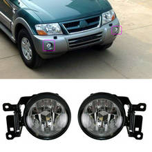 Car 1 Pair Left Right Front Fog Light Drive Driving Lamp Fit For Mitsubishi Montero Pajero Sport 2000 2001 2002 2003 2004 2024 - buy cheap