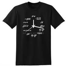 Camiseta de matemáticas para hombre, 100% algodón, calidad superior, diseño impresionante, estampado, cuello redondo, tela cómoda, Matemáticas 2024 - compra barato