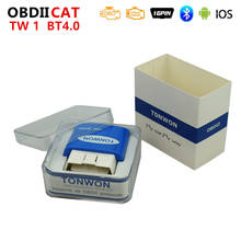 TONWON TW1 BT 3,0/4,0/wifi лучше, чем Super Mini ELM327 OBD2 автомобильный диагностический инструмент ELM 327 OBDII протокол ICAR PRO для Android/IOS 2024 - купить недорого