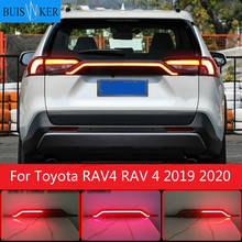 For Toyota RAV4 RAV 4 2019 2020 Car LED Rear Fog Lamp Brake Light Dynamic Turn Signal Reflector Rear Bumper Trunk Tail Light 2024 - buy cheap