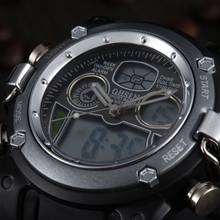 OHSEN Men Wristwatches Men Sports Watches Fashion Analog Digital Display Quartz Watches Men Military Watch Back Light Rubber 2024 - buy cheap