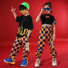 Jazz Dance Clothing Children's Hip Hop Costumes Hip-hop Suit Boys Hip Hop Girls Performance Clothing 2024 - buy cheap