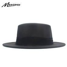 Women's Bowler Pork Pie Hats Winter Men Fedora Jazz Top Hat For Man Gentlman Winter Beret Woolen Felt Fedora Cap Bone Gorro 2018 2024 - buy cheap