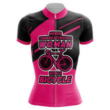SPTGRVO Cyling Jersey Women Short Sleeve Summer MTB Bike Jersey Shirt maillot ciclismo Ladies Pink Bicycle Tops Clothing Wear 2024 - buy cheap