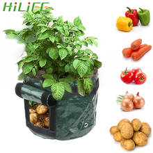 HILIFE 1Pcs Thicken Garden Pot Planting Container Bag Vegetable Plant Grow Bag Garden Supplies DIY Potato Grow Planter PE Cloth 2024 - buy cheap