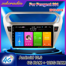 Xdcradio 9" Touch Screen Android 10.0 Car Radio For Peugeot 301 Citroen Elysee DVD Multimedia Player Navigation 6+128G Carplay 2024 - buy cheap