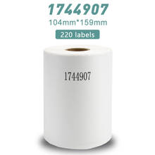 Thermal Printer Paper Roll 1744907 Shipping Address Label Sticker 104*159mm Paper Label Fit Dymo Labelwriter Labeling Machine 2024 - buy cheap
