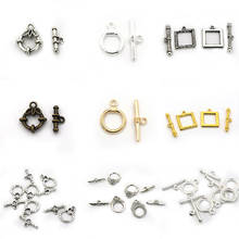 10Sets/lot 6 Styles Vintage Carved Flower Fastener  Retro OT Toggle Clasps For Jewelry Making Bracelet Chain Diy Accessories 2024 - buy cheap