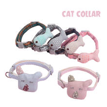 Collar de gato con campana, personalizado, hecho a mano, ajustable, de seguridad, para perros pequeños y cachorros 2024 - compra barato