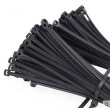 100PCS Width of GB Black Self-locking Plastic Nylon tie 5X300cable Tie Fastening Ring3X200 Cable Tie Zip Wraps Strap Nylon Cable 2024 - buy cheap