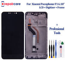 6.18" For Xiaomi Poco F1 LCD Display Touch Screen Digitizer Assembly Replacement For Xiaomi Pocophone F1 with Frame 2024 - buy cheap