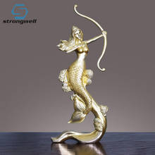 Strongwell Nordic Angel Character Sculpture Decktop Mermaid Miniature Model Modern Minimalist Home Decoration Wedding Gifts 2024 - buy cheap