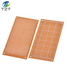 Single Side Wholesale universal 5x10cm Solderless PCB Test Breadboard Copper Prototype Paper Tinned Plate Joint holes DIY 2024 - buy cheap