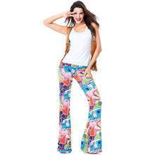 Disfraz de discoteca Hippie para mujer, ropa con flecos Hippy, Tops, pantalones de campana, vestido de fiesta, Atuendo para parejas adultas de los años 60 y 70 2024 - compra barato