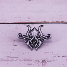 Steam Punk Enamel Pin Octopus Badge Mythical Kraken Brooch  Great Cthulhu Jewelry 2024 - buy cheap