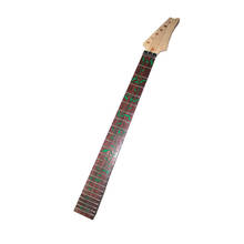 Disado 24 Frets Maple Electric Guitar Neck Rosewood Fingerboard Inlay Green Tree Of Life Wood Color Guitar Accessories Parts 2024 - buy cheap