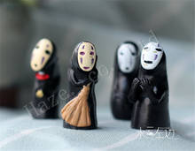 4PCS/Set Spirited Away No Face Man PVC Action Figure Model Toys Doll Collection Anime Figure Toy Baby Kids Doll Gift 2024 - buy cheap