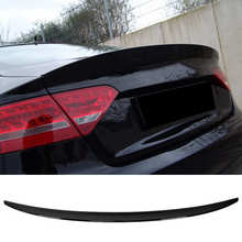 Rear Trunk Lid Spoiler Glossy Black Fit for Audi A5/S5 B8/B8.5 Sportback 2008 2009 2010 2011 2012 2013 2014 20115 2016 ABS 2024 - buy cheap