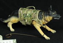 Escala 1/6 cabeça de cachorro-ovelho alemão, modelo de cachorro de polícia móvel para 12 polegadas phicen hottoy, cenário de brinquedo 2024 - compre barato