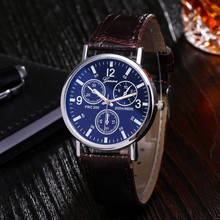 2020 Business Man Woman Watch Luxury Fashion Blue Ray Glass Watch Neutral Quartz Simulates The Wrist Watch Relogio Masculino 2024 - buy cheap