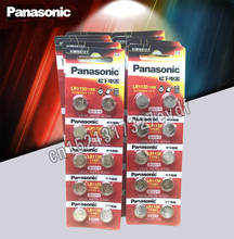 Panasonic bateria de célula de 100 v ag10 lr1130, baterias de botão alcalina ag10 1.5 lr54 sr54 sr1130w 389 lr1130, baterias de botão com 189 peças 2024 - compre barato