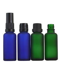 30ml 20pcs/lot Green/Blue Exquisite Cosmetic Essential Oil Bottle Empty High Quality Glass Vial Emulsion Bottle Spray Container 2024 - buy cheap