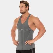 Regata masculina de algodão para musculação, camiseta fitness sem manga com capuz estampa casual de verão na moda, roupas de treino 2024 - compre barato