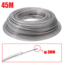 1 Roll High Quality 45m 3mm Trimmer Wire Rope Steel Wire Grass Trimmer Rope Strimmer Cord Line Roll Supplies Garden Tools 2024 - buy cheap