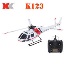 WLtoys-helicóptero teledirigido XK K123 V931, 6 CANALES, escala AS350, sistema 3D6G, RTF, juguete mejorado, regalos, Avión de Control remoto 2024 - compra barato