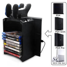 Multifunctional Storage Stand Kit For PS4 Pro/PS4 Slim Tower Vertical Stand Holder Charging Dock Station For Xbox One S Charger 2024 - buy cheap