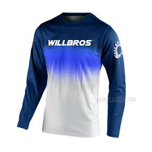 Willbros-Camiseta de manga larga para hombre, ropa para bicicleta de montaña, todoterreno, Motocross 2024 - compra barato