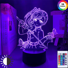 Anime Demon Led Night Light for Girls Room Decor Kids Child Usb Battery Powered Nightlight Gift Table 3D Lamp Slayer Birthday 2024 - buy cheap