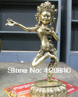 Hide to spread Buddhism Dance Buddha bronze statue 2024 - buy cheap